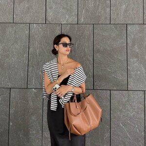 Zara Striped Long Sleeve Shirt M